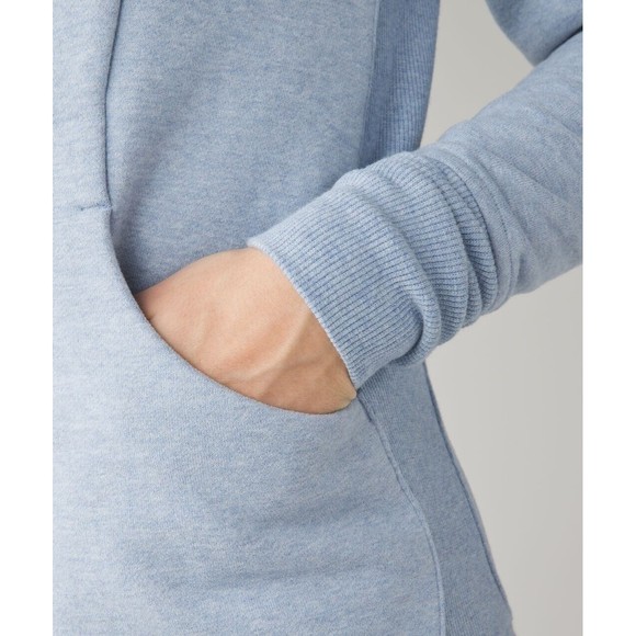 Sold Lululemon Scuba Hoodie Women’s Size 6 In Heathered Lullaby/baby Blue - Picture 8 of 13